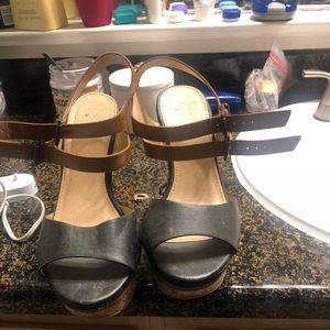 Platform Wedges, Brown and Black!